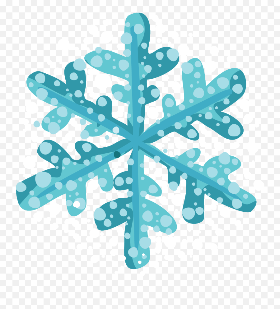Free Christmas Snowflake Clipart Snowflakes For Christmas - Snow Clipart Png Emoji,Snow Flake Emoji