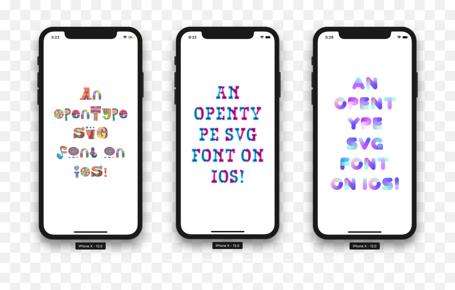 Opentype Svg Fonts Are Coming To Apple - Iphone Bitmap Emoji,Emojis On Iphone 6