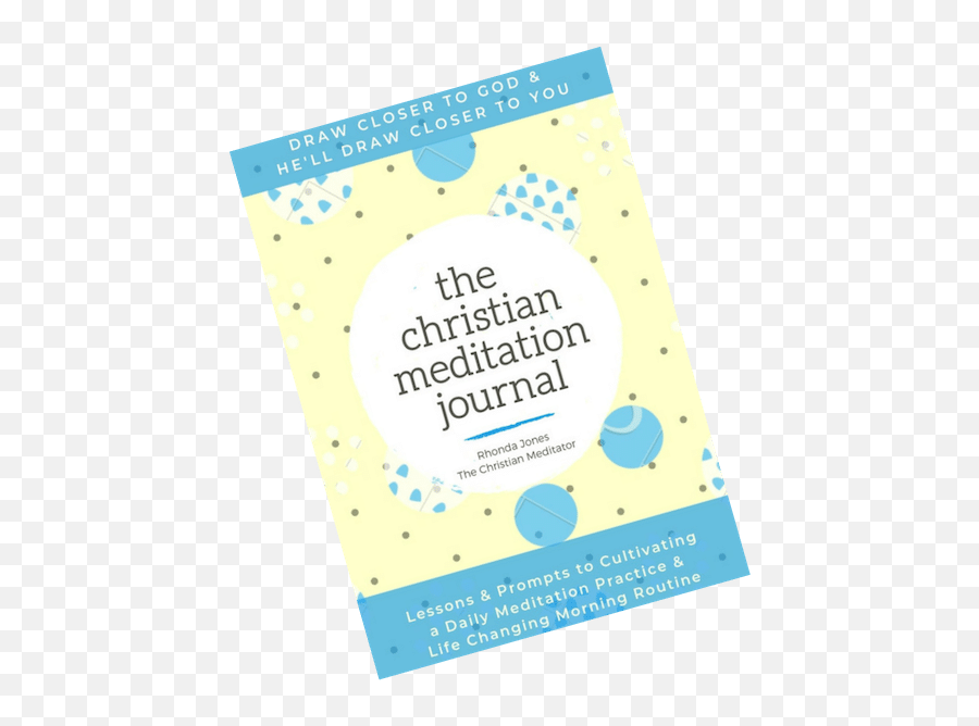 The Christian Meditation Journal - Discover The Healing Dot Emoji,Toxic Emotions Book