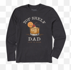 Mens Top Shelf Dad Whiskey Glass Long Emoji,Whisky Glass Emoji
