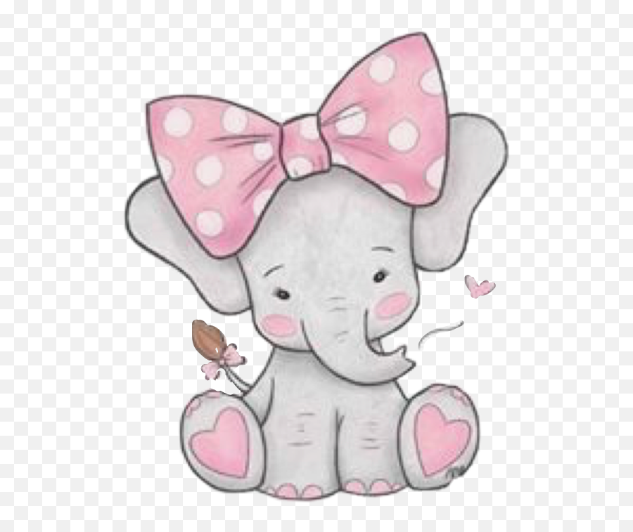 Baby Elephant Drawing Cute Elephant - Cute Baby Elephant Drawing Emoji,Baby Elephant Emoji