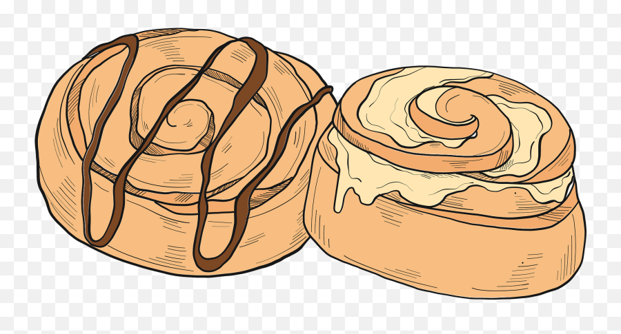 Cinnamon Rolls Clipart - Cinnamon Roll Clipart Png Emoji,Cinnamon Emoji