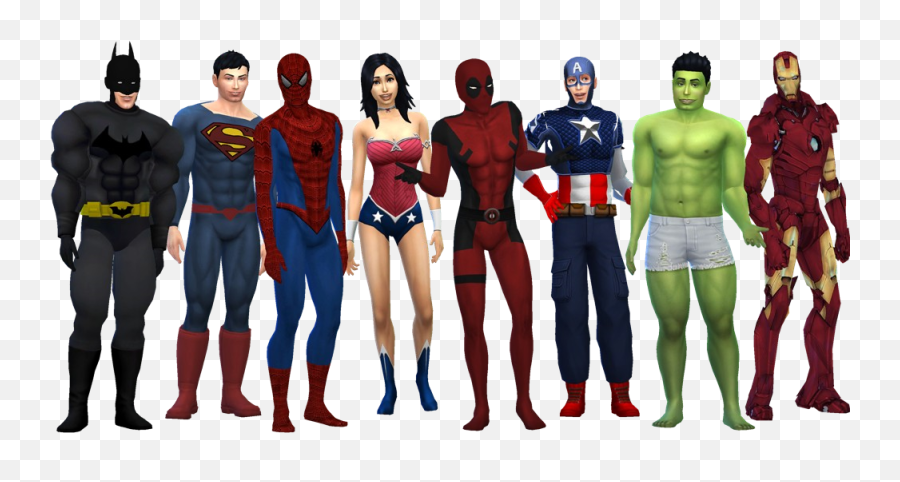 Sims 4 Super Hero - Sims 4 Superhero Costume Emoji,Batman Emoji Copy And Paste
