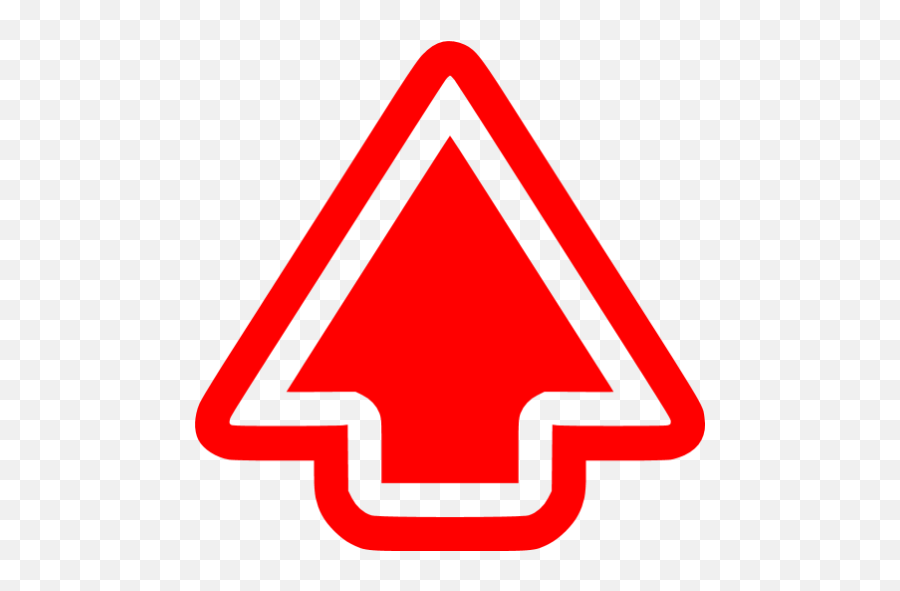 Red Arrow Up Icon - Free Red Arrow Icons Orange Arrow Up Png Emoji,Emoticon Eyes Upward