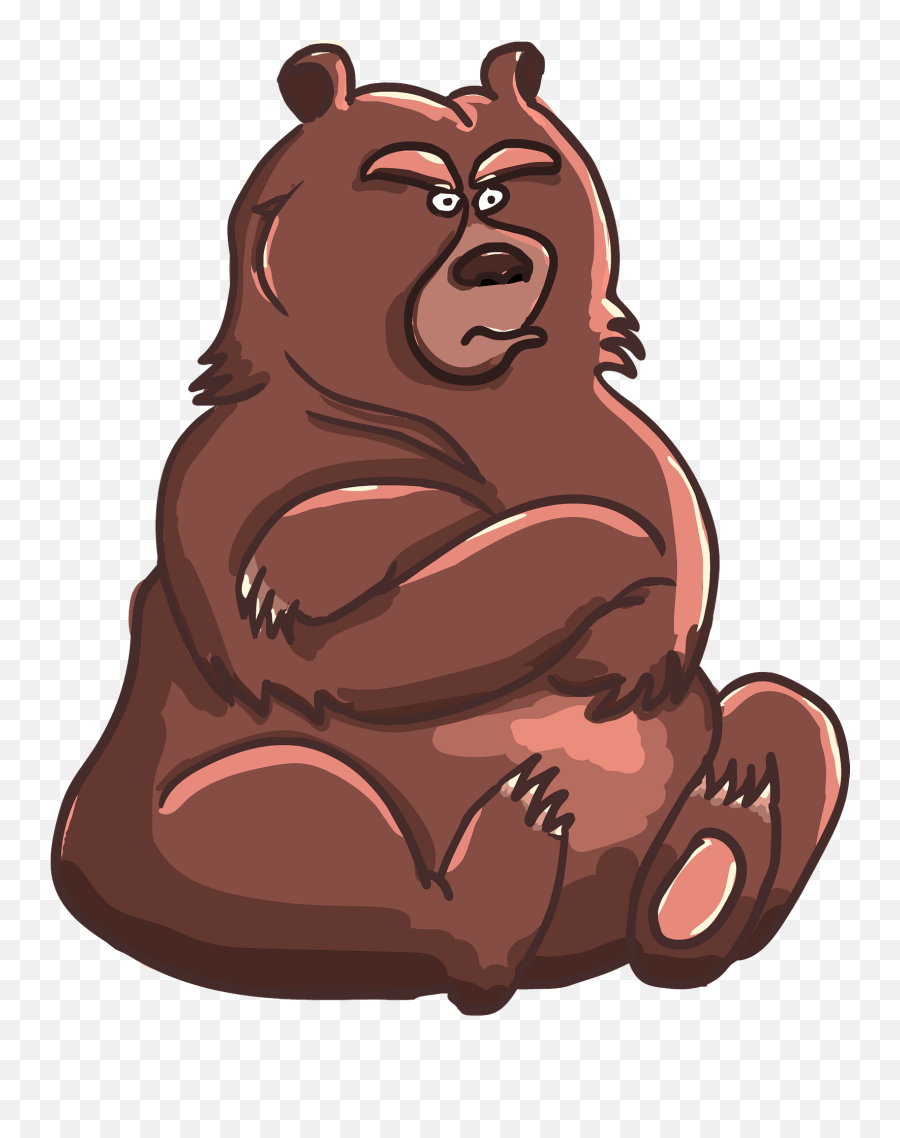 Moody Bear Clipart Free Download Transparent Png Creazilla - Moody Bear Emoji,Moody Emoji