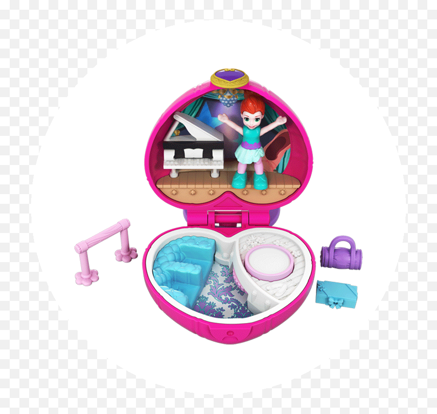Mattel New Polly Pock 2018 Tiny Pocket World Fab Camping - Polly Pocket Ballet Emoji,Will Azone Release An Emotion Boy Body