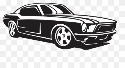 Download Compact Automotive Classic Car - Sport Car Black And White Png Emoji,Classic Car Emoticon