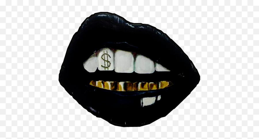 Trending Gangster - Black Money Lip Emoji,Ganster Emojis