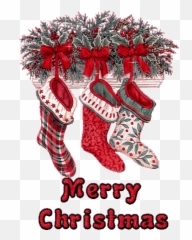 Stockings Stickers For Android Ios - Tenors Merry Christmas Emoji,Christmas Stocking Cap Emoticons