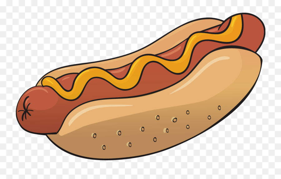 Hot Dog Animation Clip Art Element - Transparent Hot Dog Cartoon Hot Dog Png Emoji,Hot Dog Emoji