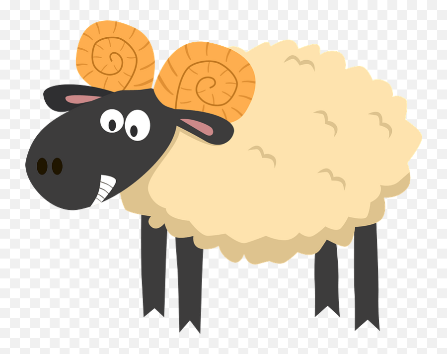 Ram Clipart Free Download Transparent Png Creazilla - Animal Figure Emoji,Sheep Emoji