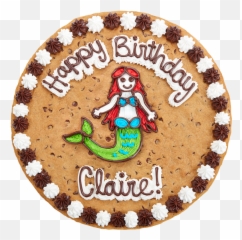 Cookie Cake - Great American Cookie Cake Mermaid Emoji,Emoji Cake Walmart