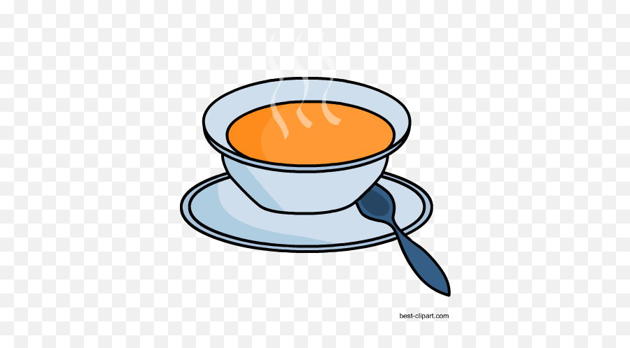 Free Healthy And Junk Food Clip Art - Clip Art Soup Transparent Emoji,Soup Bowl Emoji