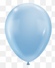 Chrome Balloons Tuf Tex Luxe Blue Ice Balloons 100ct - Balloon Emoji,Air Blow Emoji Png