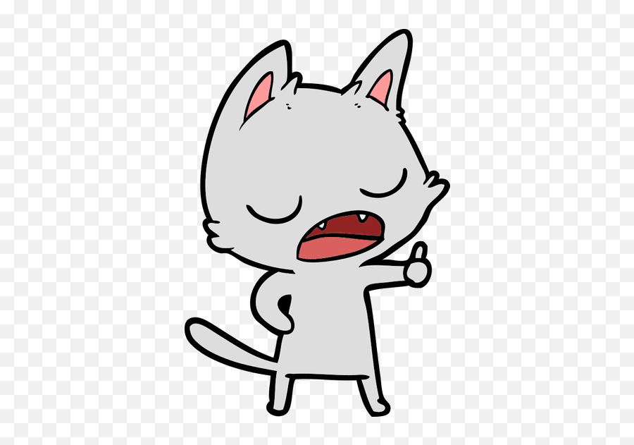 Talking Cat Cartoon - Canva Happy Cartoon Cat Drawing Emoji,Shrugging Shoulder Emojis