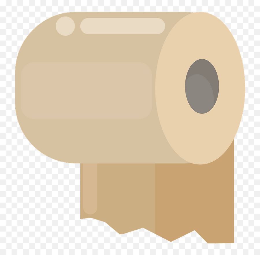 Toilet Paper Clipart - Horizontal Emoji,Toilet Paper Emoji