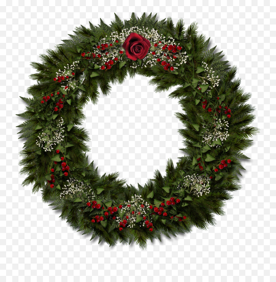 16 Free Wreath Graphics Images - Christmas Wreath Clip Art Circle Christmas Decorations Png Emoji,Christmas Wreath Emoticon Facebook