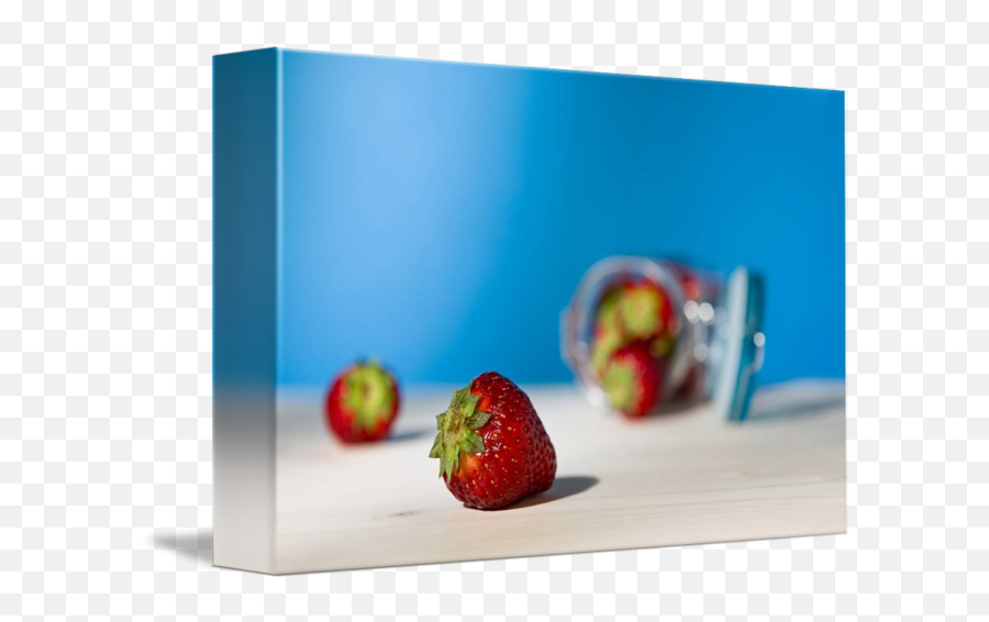 Glass Jar Full Of Strawberries - Fresh Emoji,Glass Jar Of Emotions