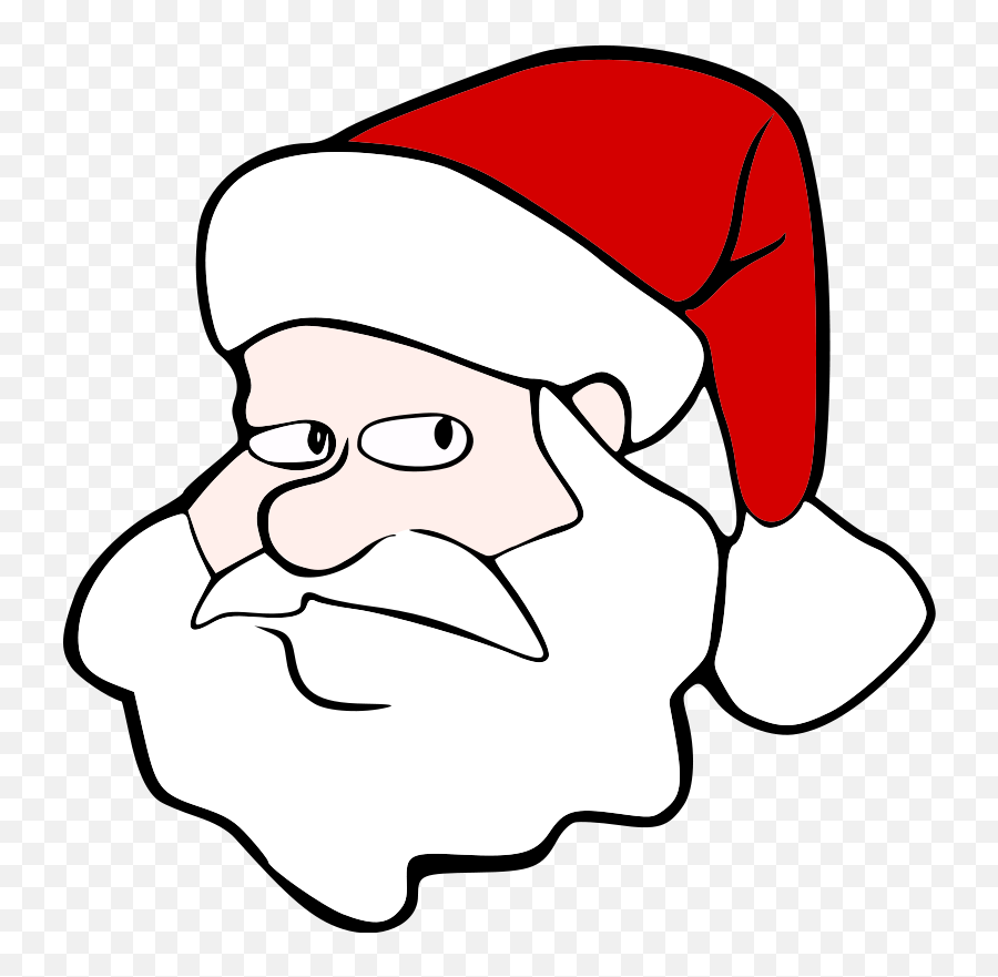 Santa Face Picture Png Images Emoji,Coloredfaces Emojis