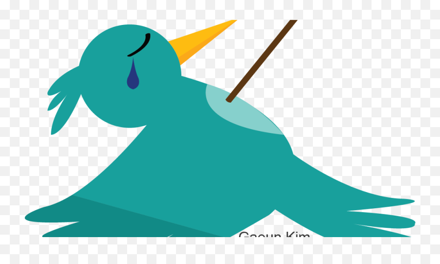 Transparent Dead Clipart - Transparent Cartoon Dead Bird Dead Bird Clipart Png Emoji,Dead Animal Emoji