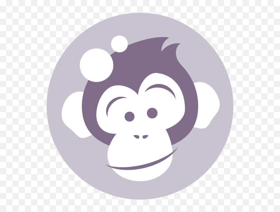 Space Chimp - Icon Chimpanzee Full Size Png Download Seekpng Emoji,Chimpanzee Emoji Png