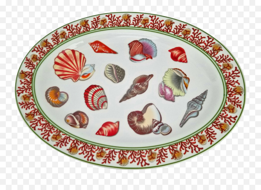 Spongeware Platter Patio Entertaining Vintage1980s Nantucket Emoji,Snail Emotion Pictures