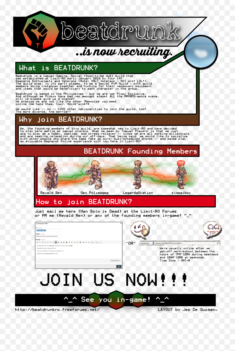 Recruiting Beatdrunk Guild - Lfgrecruits Limit Ragnarok Emoji,Emojis Ragnarok