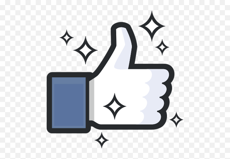 Facebook Liek Sticker - Facebook Clipart Full Size Clipart Emoji,Shamrock Emoticon For Facebook