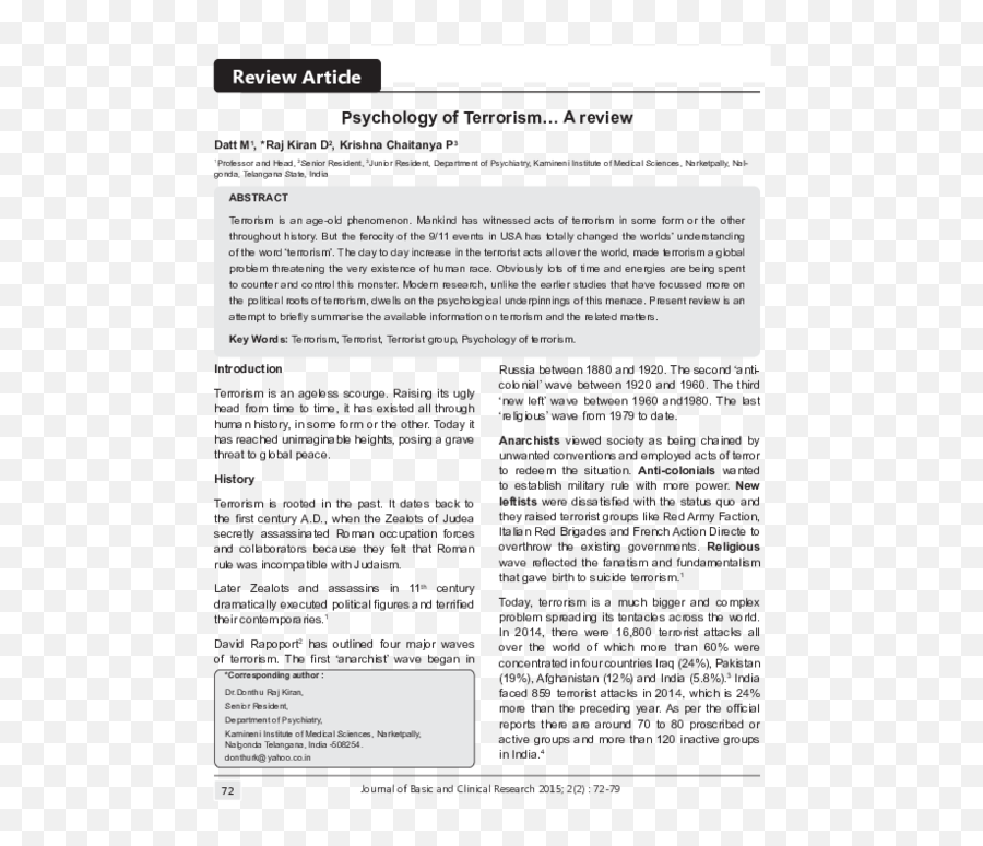 Pdf Psychology Of Terrorismu2026 A Review Introduction Raj Emoji,Philip Zimbardo Motiivation, Emotion, Stress Pdf Psychology Of Terrorismu2026 A Review Introduction Raj Emoji,Philip Zimbardo Motiivation, Emotion, Stress