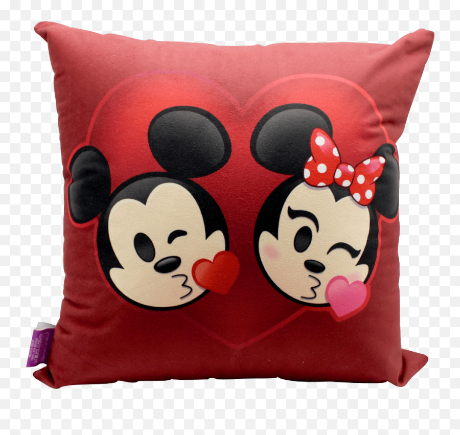 Almofada Zonacriativa Mickey E Minnie Emoji 40x40cm - Saraiva Decorative,Minnie Emoji