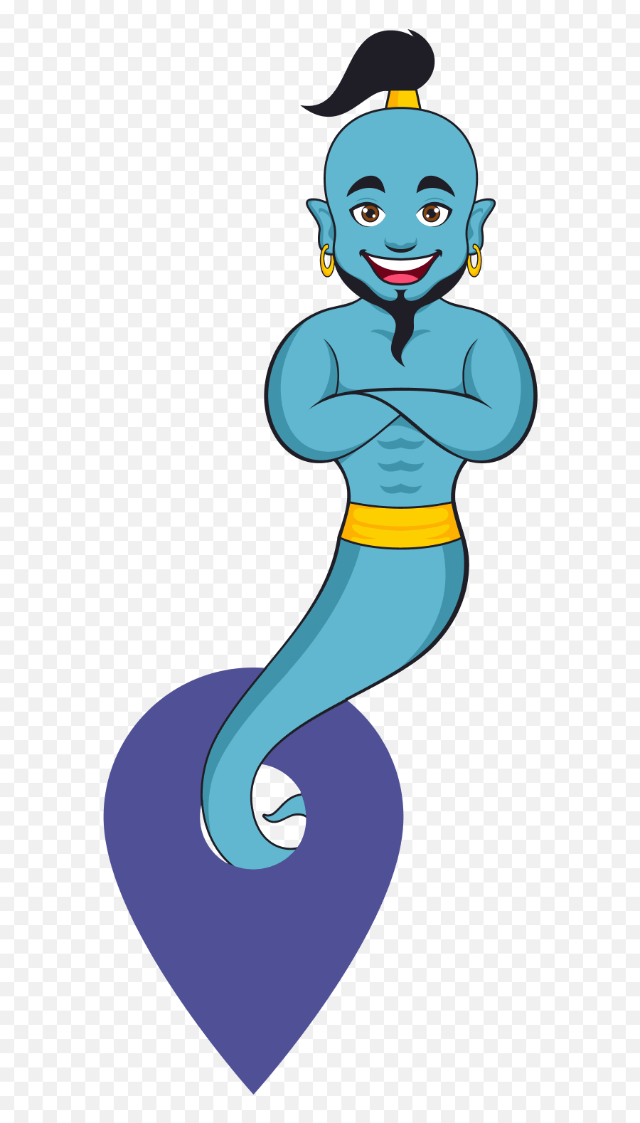 Genie Brings You A Basket Of Goodies To Your Doorsteps Emoji,Genie Emoji