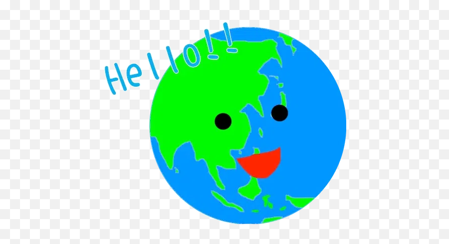 Earth Whatsapp Stickers - Dot Emoji,Earth Emoticon