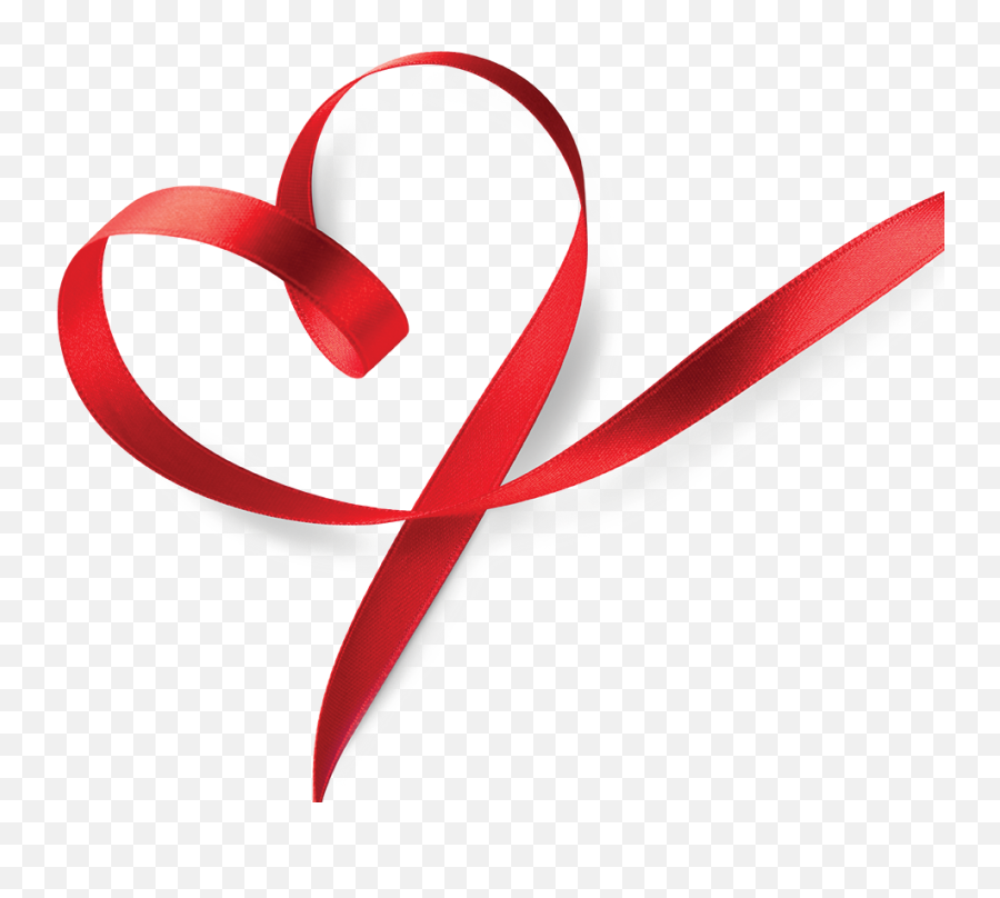 Heart Ribbon Clip Art - Transparent Background Ribbon Heart Png Emoji,Ribbon Heart Emoji