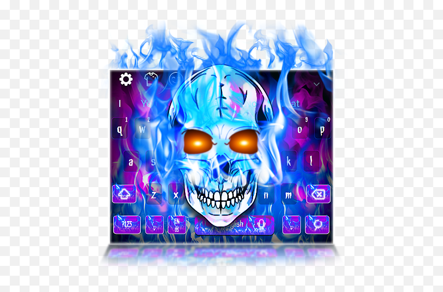 Purple Skull Keyboard - U200c Google Play Dot Emoji,Grim Reaper Emoji