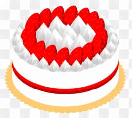 Strawberry Shortcake Dessert Clipart - Cake Decorating Supply Emoji,Strawberry Shortcake Emoji