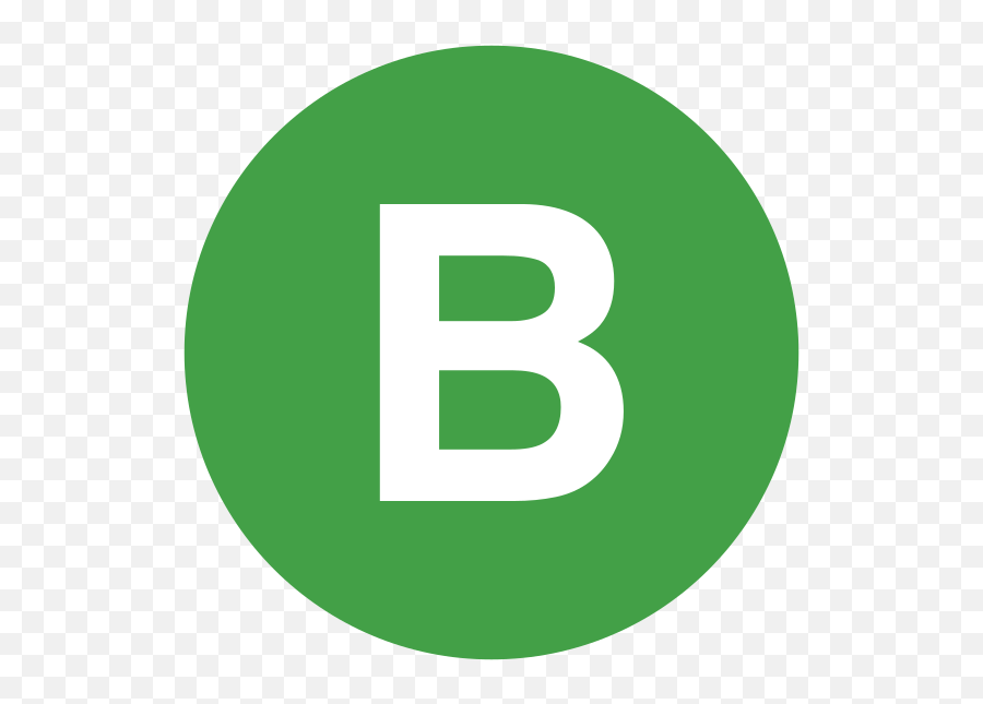 Fileeo Circle Green White Letter - Bsvg Wikimedia Commons Letter B In Red Circle Emoji,B Emoji Transparent Background