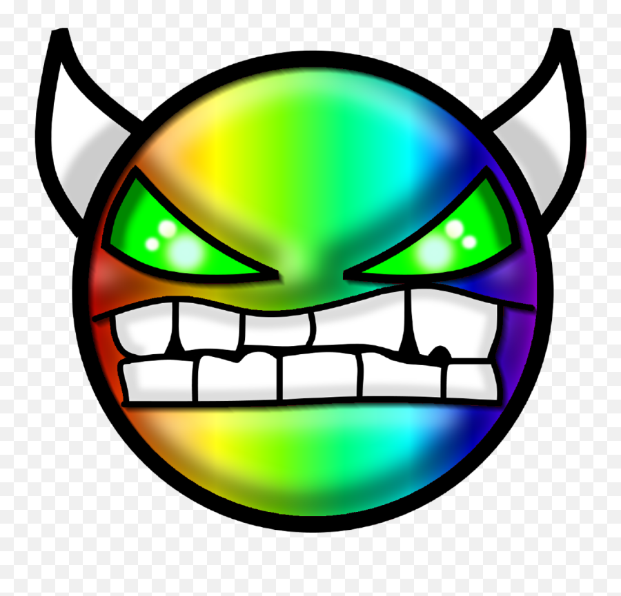 Pin De Irene Hansson En Smiley - Geometry Dash Demon Emoji,Twitch Reaper Emoticon