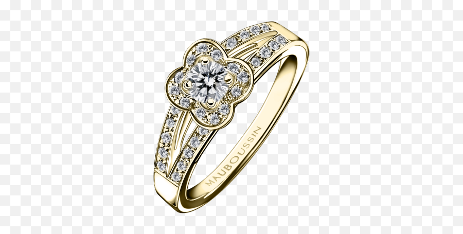 Mauboussin Mauboussin Solitaire Rings - Eternity Promises Mauboussin Bague Chance Of Love Emoji,Yellow Diamond Emotion