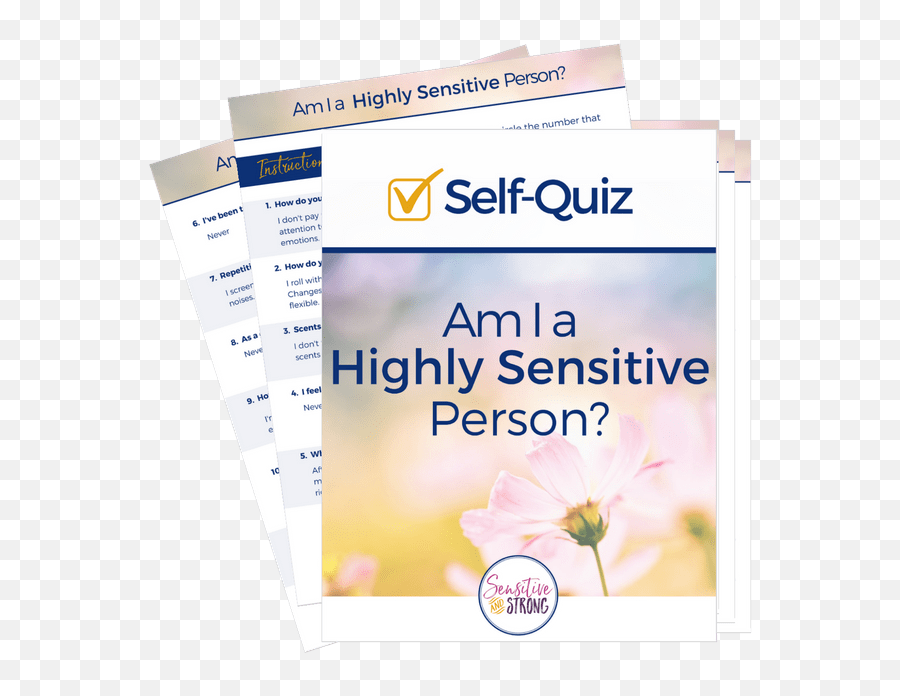 Highly Sensitive People - Free Printable Highly Sensitive Test Emoji,Overly Sensitive To Emotions