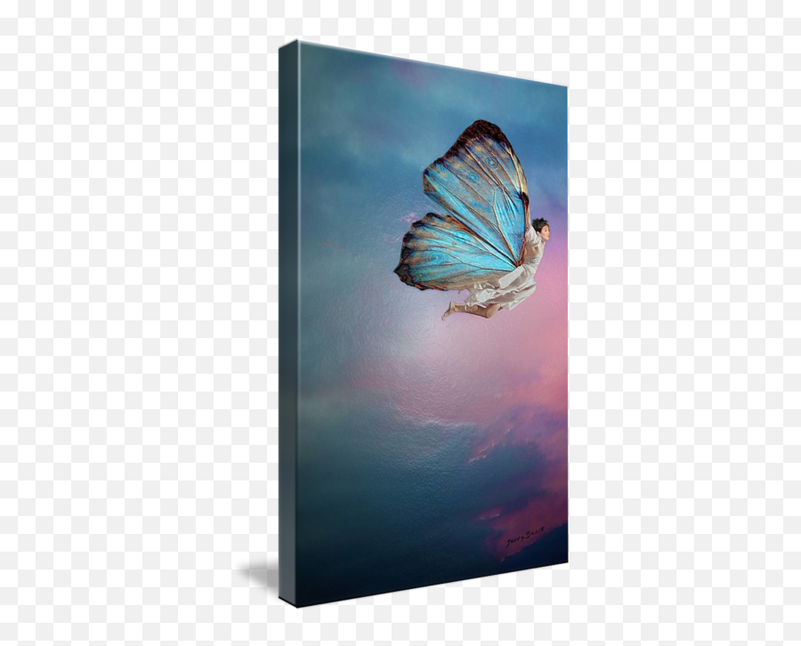 Psyche By Jerry Bacik - Picture Frame Emoji,Buy Emotion Butterfly