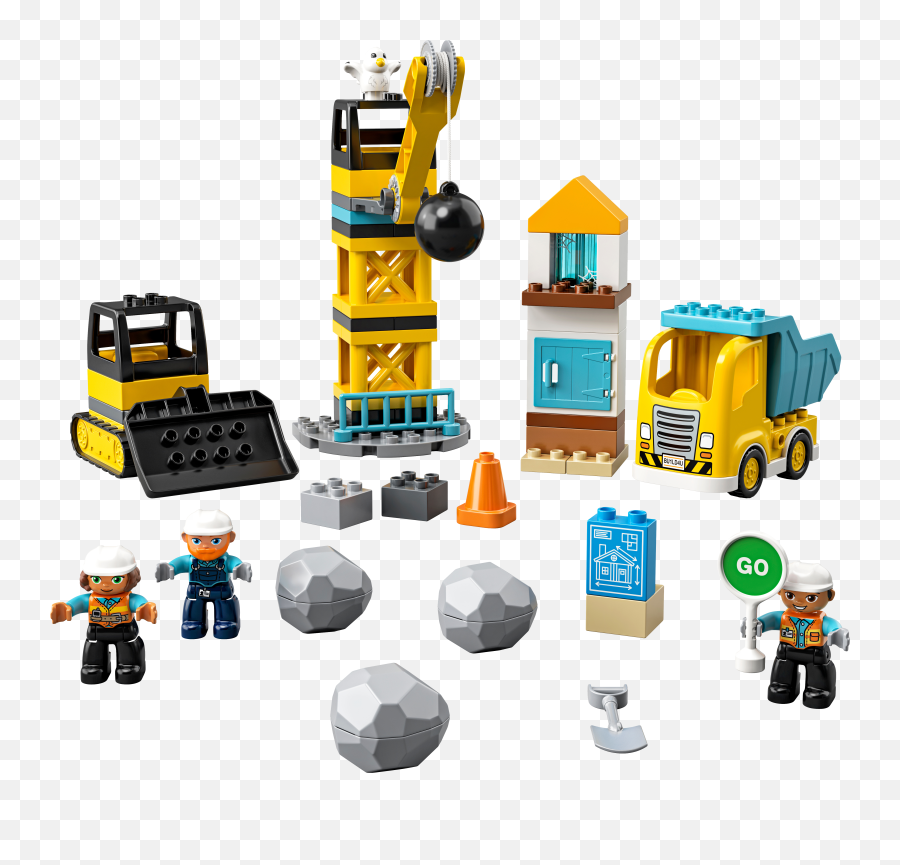 Wrecking Ball Demolition Wrecking Ball Demolition - Lego 10932 Emoji,Construction Worker Scenes And Emotions