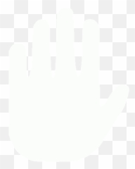 White Stop 3 Icon - Stop Hand Icon White Emoji,Stop Emoticon Transparent