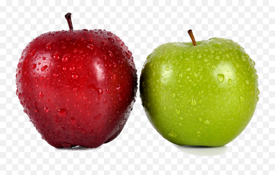 6 2 Apple Fruit Free Png Image - Green Apple And Red Apple Emoji,Apple Fruit Emoji