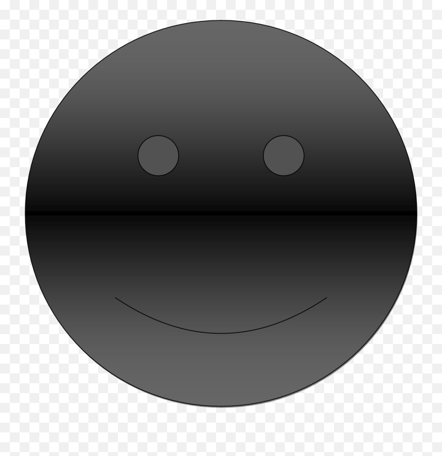 Black Gradient Smiley Face - Monorail Emoji,African American Happy New Year Emoticons