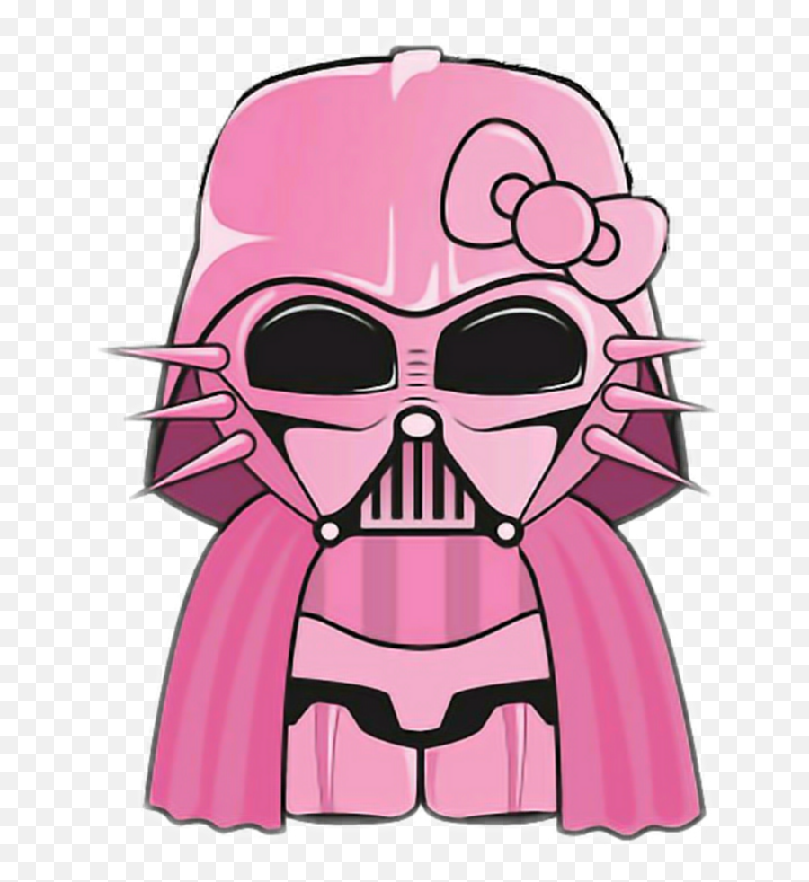 Freetoedit Pink Hellokitty Star Wars Darkside - Hello Hello Kitty Starwars Emoji,Images Of Squad Goals With Emojis