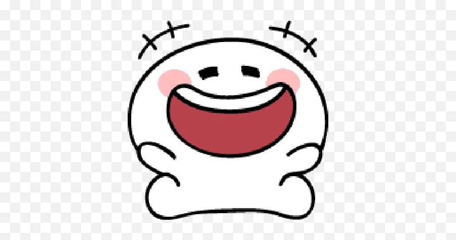 Smile Person Doodle 2 Whatsapp Stickers - Stickers Cloud Happy Emoji,Google Doodle Emojis