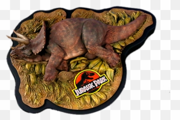 Sick Triceratops Statue Emoji,Dinosaur Emotion Cards