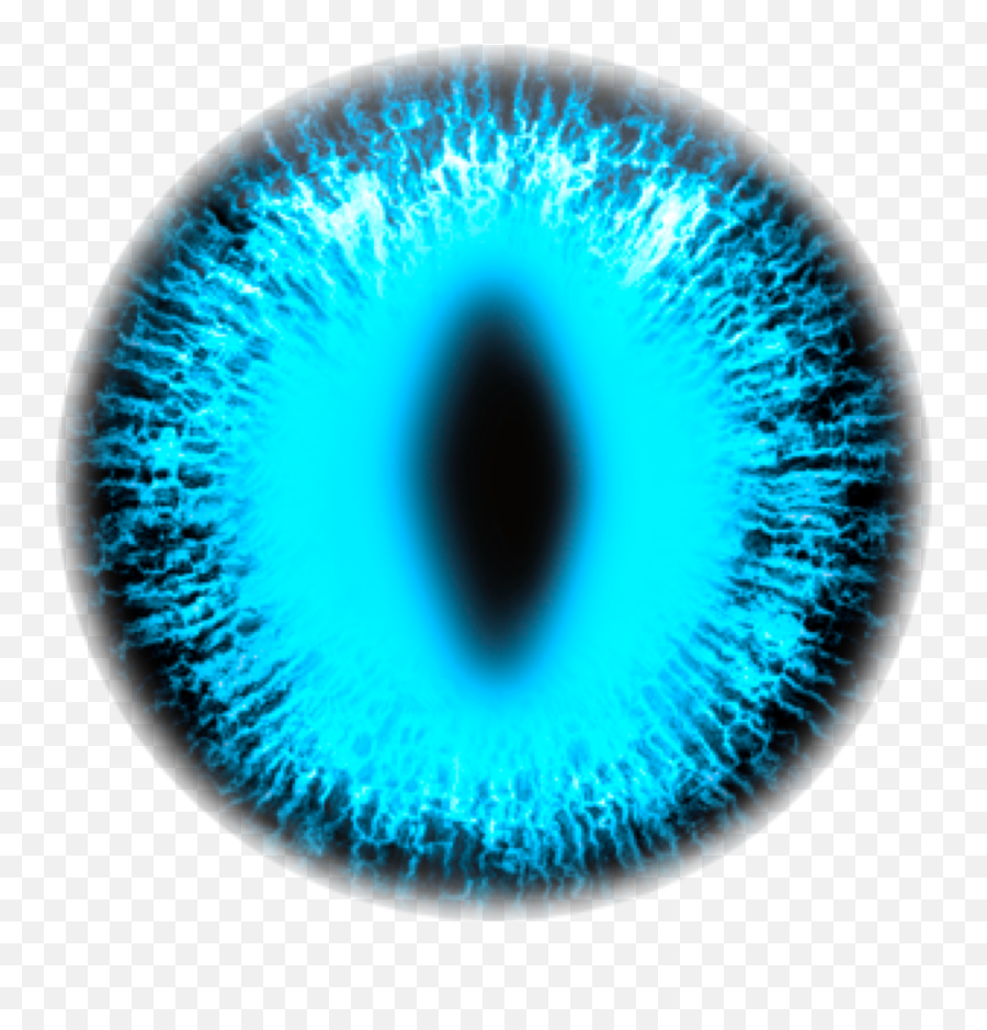 Blue - Vertical Emoji,Blue Eyeball Emoji