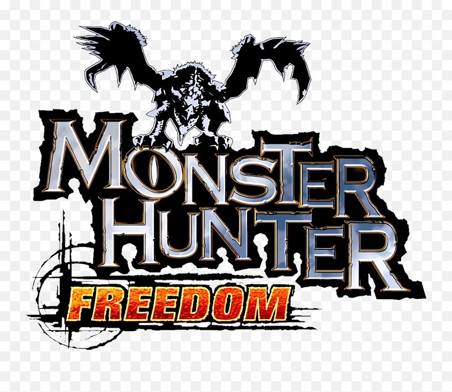 Monster Hunter Freedom Logo Transparent - Monster Hunter Freedom Emoji,Download Emojis Monsterh Unter