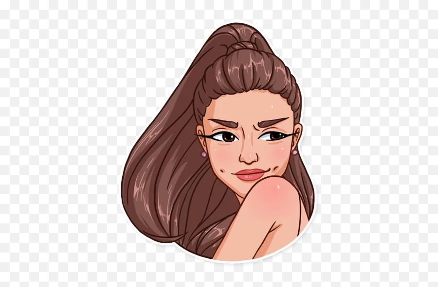 Ariana Grande - Ariana Grande Telegram Stickers Emoji,Emojis De Ariana Grande